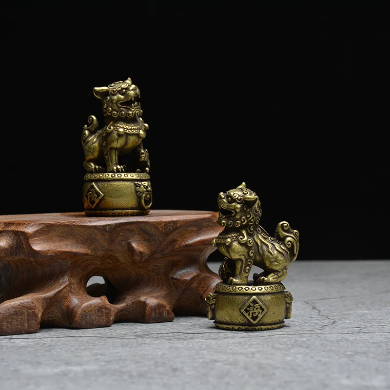 lion copper figurines (1)