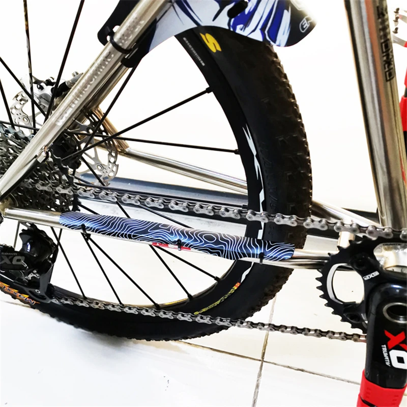 MTB цепь для дорожного велосипеда, защитная рамка, защита от царапин, передняя вилка, защитная накладка, Аксессуары для велосипеда