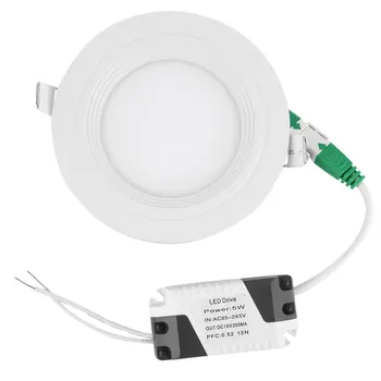 

AC 85-265V 5W Warm White/White Surface LED Panel Ceiling Light Down Lamp