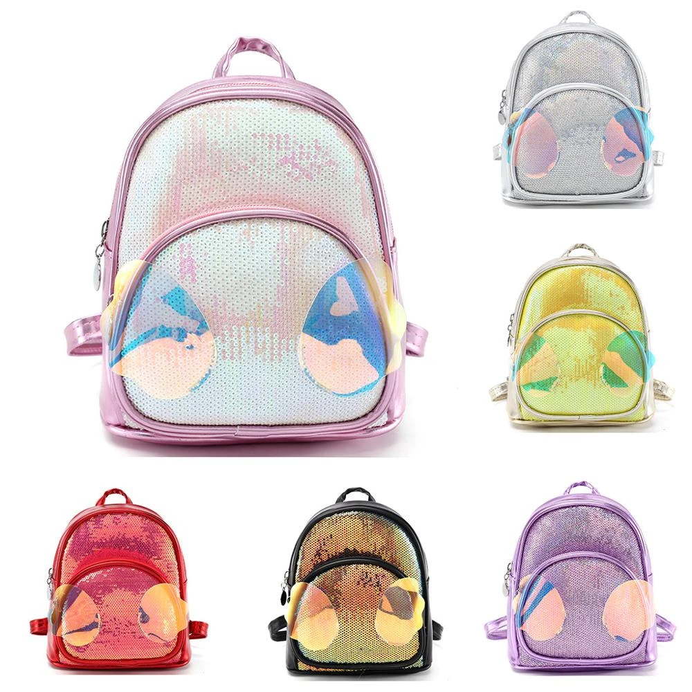 Mini mochila de lentejuelas para niños, mochilas escolares bonitas, mochilas de lentejuelas ala, mochilas para bebés y niños|Mochilas de felpa| - AliExpress