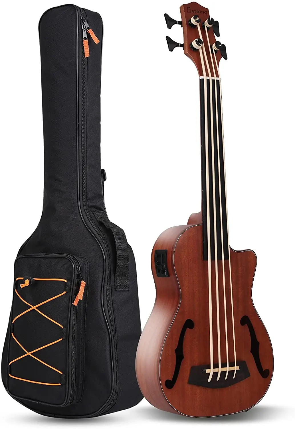 4 strings Ukulele Bass mahogany Instruments with EQUkulele AliExpress