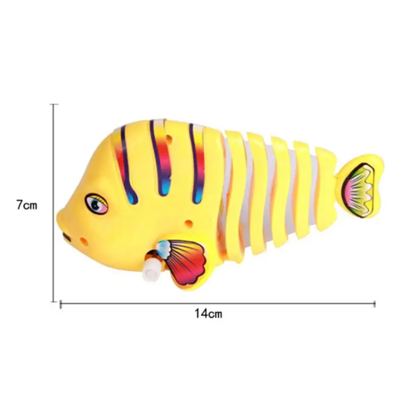 Random Color Clockwork Wind Up Fish Develop Children Curiosity Creativity Cute Bath Toys for Kids Baby 2