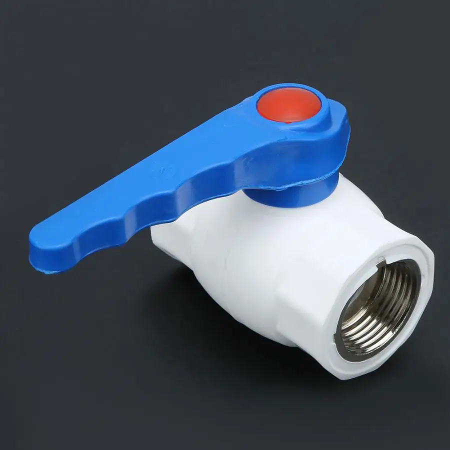 32mm PPR Plastic Water Pipe Fittings Quick Connection Ball Valve Female Thread G1in for PPR PE PVC Water Pipes Female Connecting