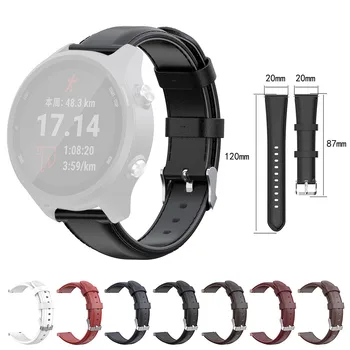 

Leather Replacement Watch Band Buckle Wrist Strap for Forerunner645/vivoactive 3 Wristband Watch Strap fitness tracker#G20