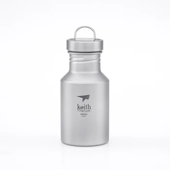 

Water Bottle 400ml Outdoor Exercise Titanium Bike Sports Water Bottles Drinking Ultralight Titanium Material Easy to Carry