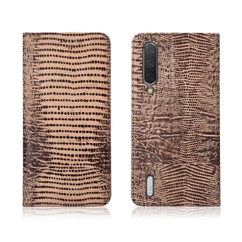 

Lizard Pattern Genuine Leather Phone Case Funda For Xiaomi Redmi K30 Pro/Redmi K30 Phone Cover Coque Card Slot Holder Case