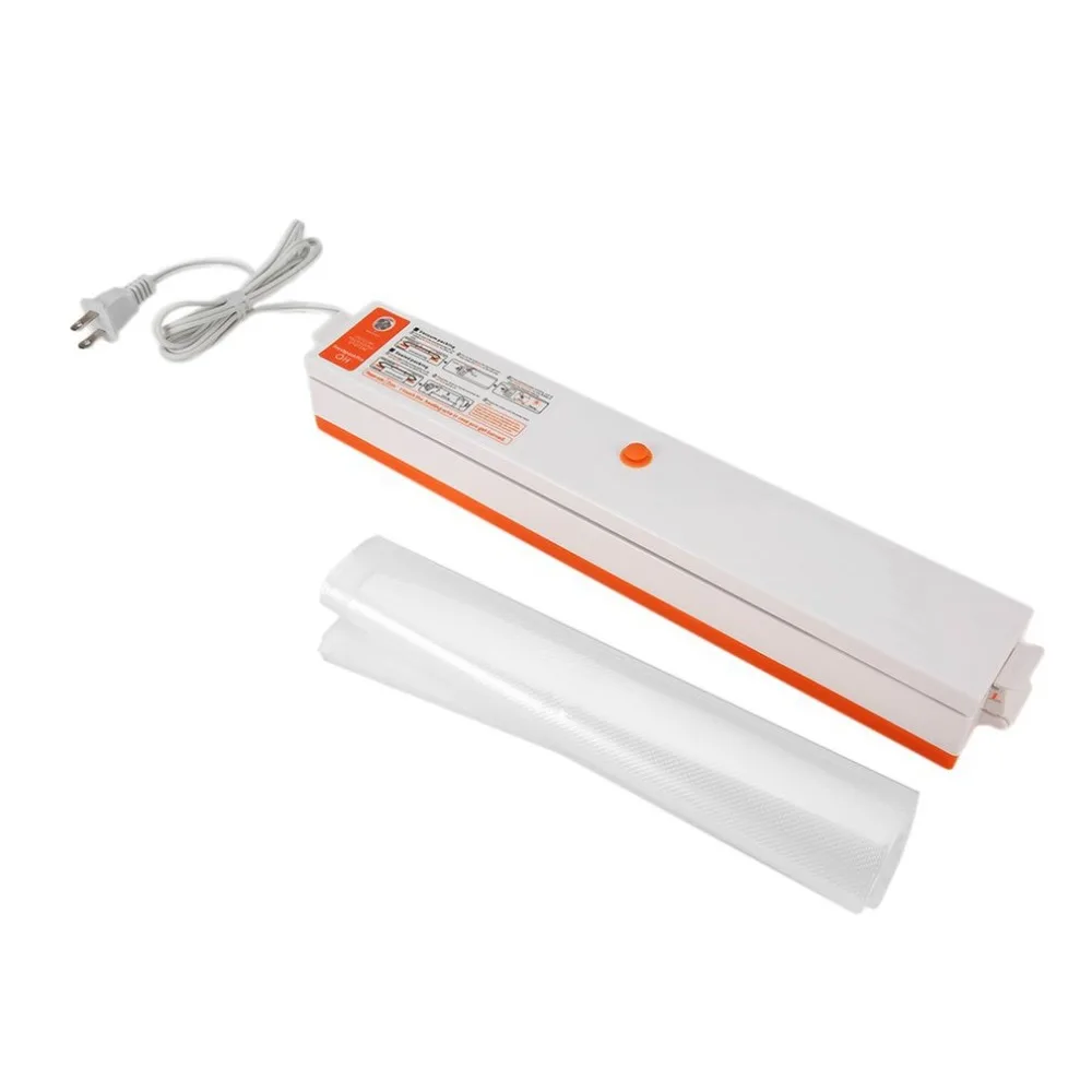 

Food Storage Of Household Home Electric Vacuum Sealer Packaging Machine Films Sealer Vacuum Packer Included 15 Pcs Bags
