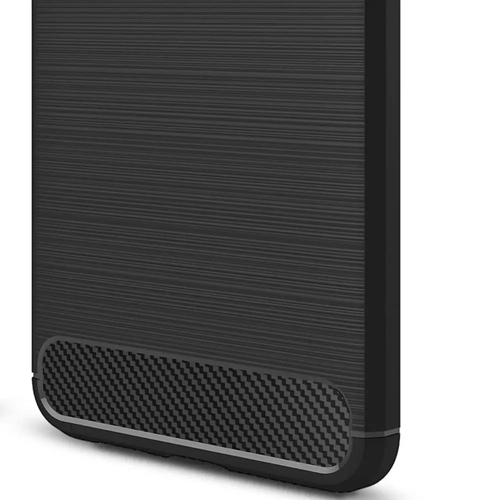 Чехол для huawei P10 Lite Etui силиконовый P10Lite Мягкий мобильный телефон из углеродного волокна матовый чехол huawei P10 чехол Fundas - Цвет: Черный
