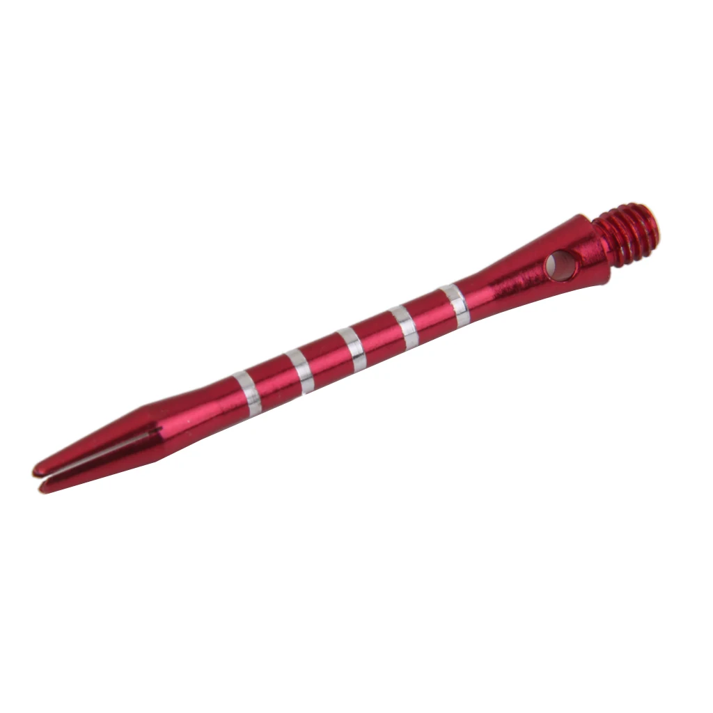 5pcs Re-grooved Anodised Aluminum Dart Shaft Indoor Game Darts Accessories 55mm 2 Inch Random