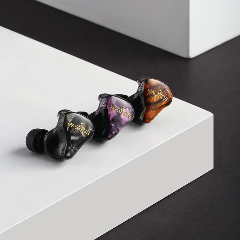 Magaosi V3 2BA 1DD Driver Hybrid HiFi In ear Earphones Noise Reduction Earbuds with 2pin Detachable cable for Audiophile IEM