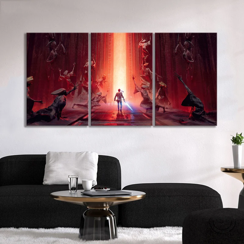 Kaufen Star Wars Jedi Gefallen Auftrag Video Spiele Kunst HD Wand Bild für Wohnzimmer Decor Star Wars Poster Malerei Wand kunst