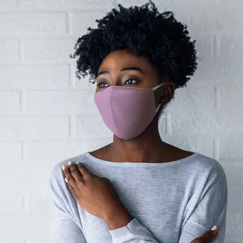 

1pcs Solid Mouth Masks For Women Men Face Cover Dustproof Anti Fog Mask With Pm2.5 Filter Pocket Reusable Face Cover Mascarillas