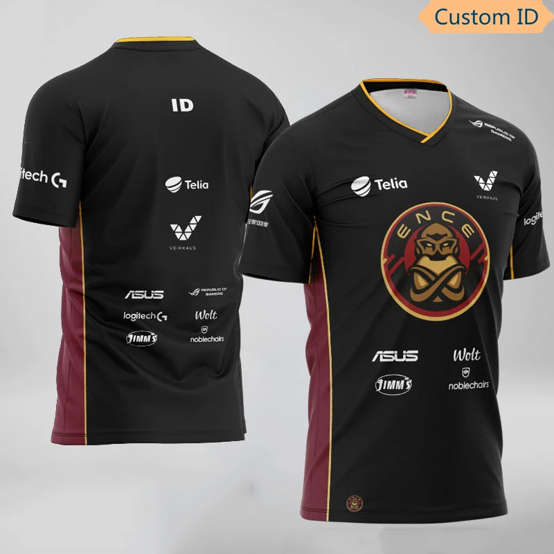 CSGO униформа для спортивной команды ENCE футболки фанатов футболка игры