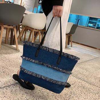 

High Quality Canvas Women Handbags Fashion Designer Ladies Big Messenger Bags Casual Large Capacity Female Shoulder Tote Bag New