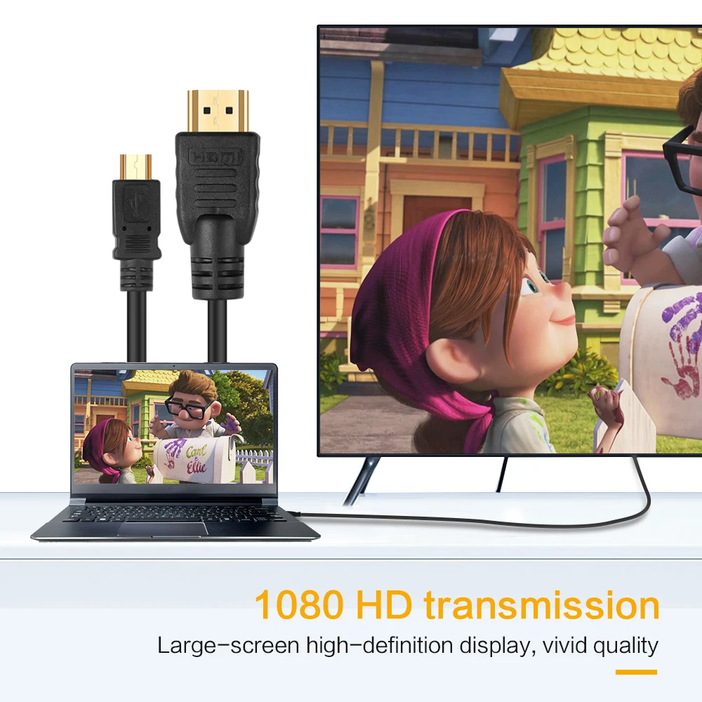 Kebidu Универсальный 1080P Micro USB к HDMI кабель HDTV адаптер 1 5 м аудио для Xiaomi Meizu Samsung HTC LG