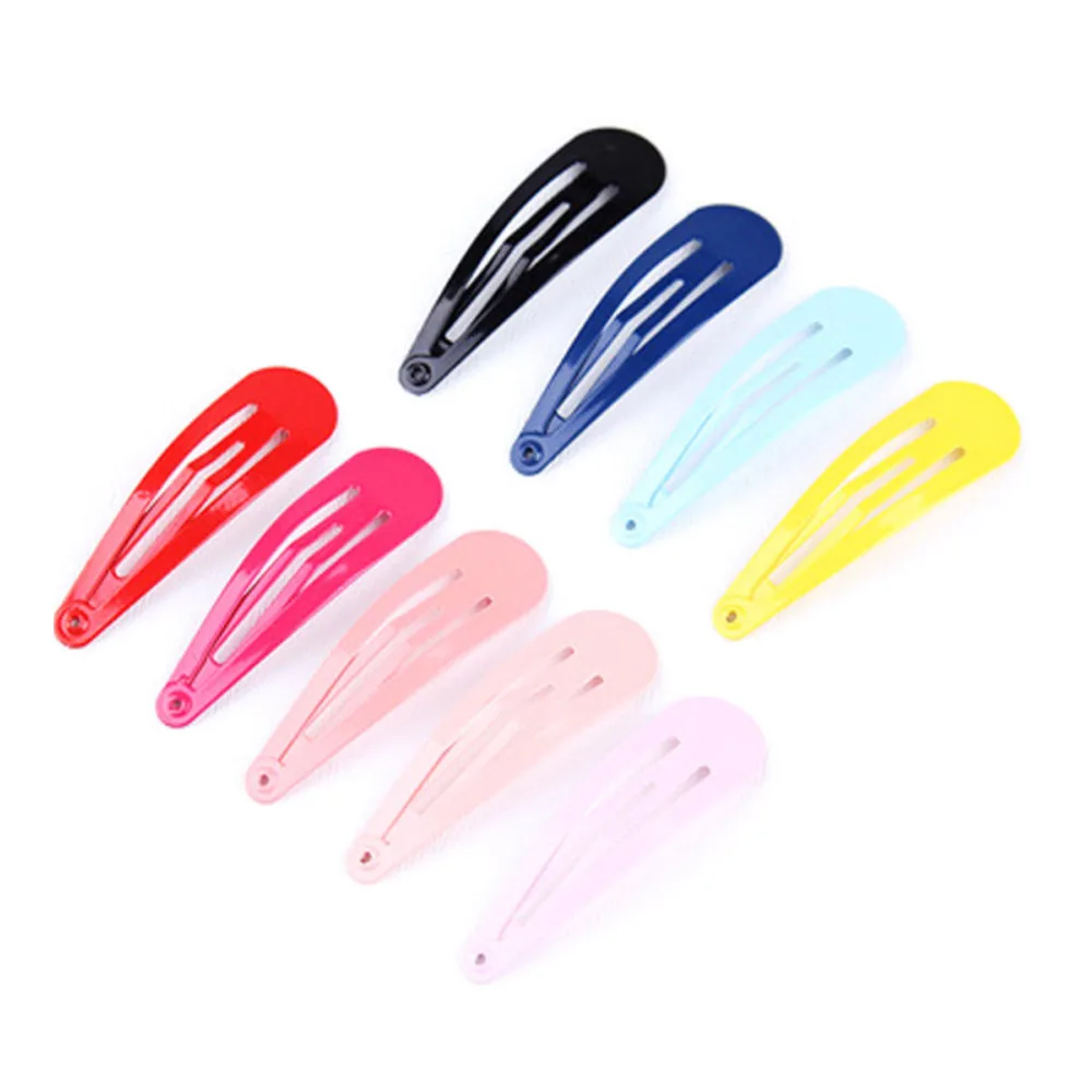 Description Picture 3 of item5Pcs/Set 2 Inch Girl Clips Snap Hair Clips No Slip Metal Hair Clip Barrettes for Baby Girls Toddlers Kids Women Accessories 2