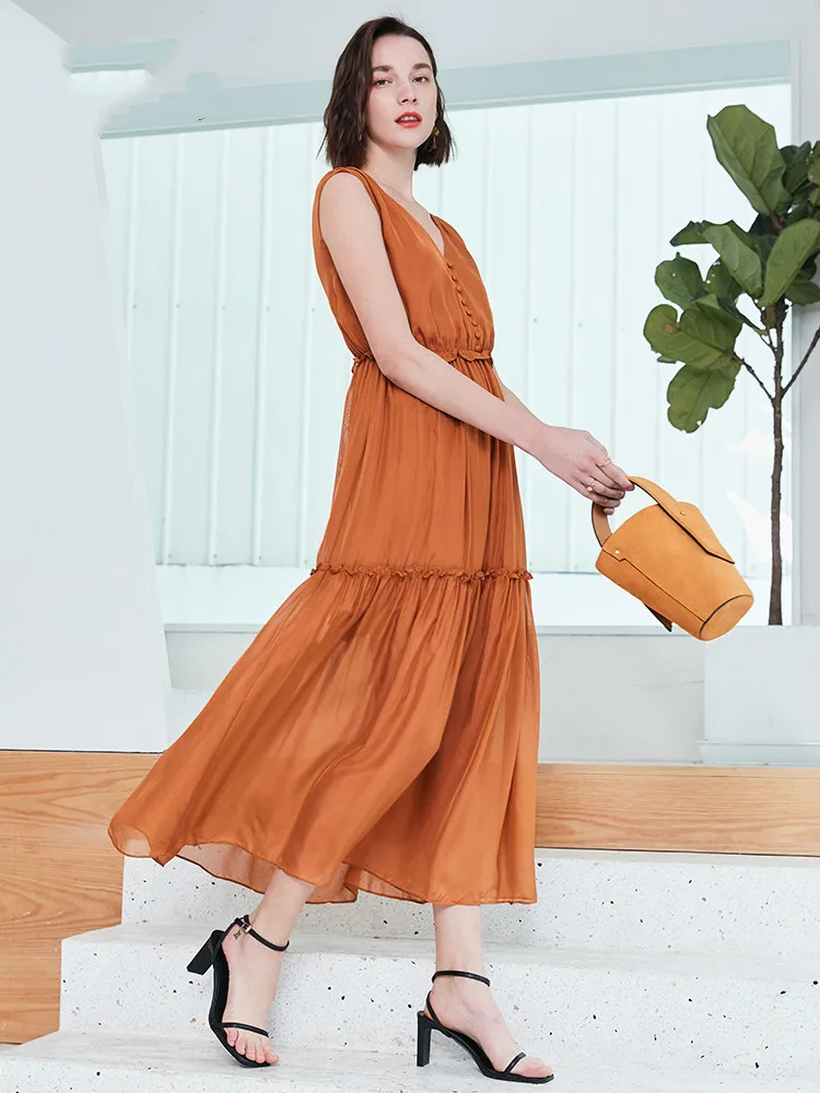 Zomer Jurk Vrouwen Sexy V-hals 100% Echte Zijde Jurken Elegante Boho Avond Jurken Dames Maxi Vestidos 80619092 Zomer Jurk Vrouwen Sexy V-hals 100% Echte Zijde Jurken Elegante Boho Avond Jurken Dames Maxi Vestidos 80619092