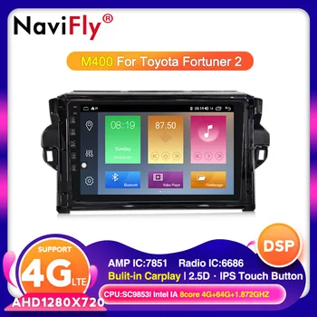 

8Core 4G LTE Android 10 IPS DSP 4G + 64G For Toyota Fortuner 2 2015 2016 2017 2018 Car dvd Radio Multimedia Player Navigation BT