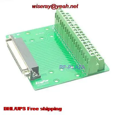 

DHL/EUB 10pcs DB37 DR37 Female 37pin port Terminal block adapter converter PCB Breakout 2 row-A6