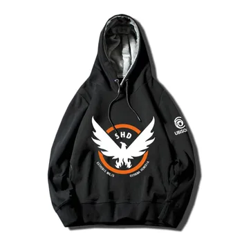

2019 New Tom Clancy's The Division Hoodie Logo Winter Pullovers Fleece Men women long sleeve casual Sweatshirts Free Shipping