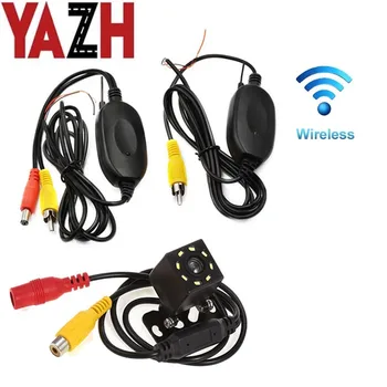 

12V 24V Universal Car Rear View Camera Wifi Wireless Wiring Kit 2.4GHz Vehicle 8 LED Cameras Wireless Transmitter/Receiver