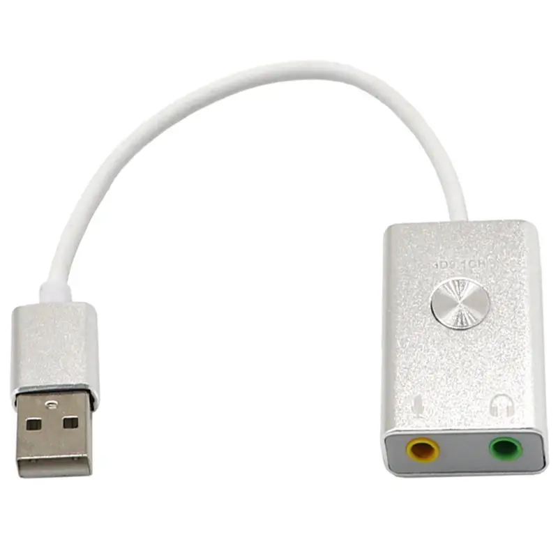 USB Виртуальный 9,1 Звуковой адаптер с usb-портом для настольного компьютера или ноутбука