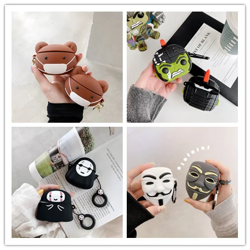 

Cute Case For Airpods Pro Case Wireless Bluetooth for apple airpod 2 Pro Silicone Case Cover For Air Pods pro Fundas Capa Coque