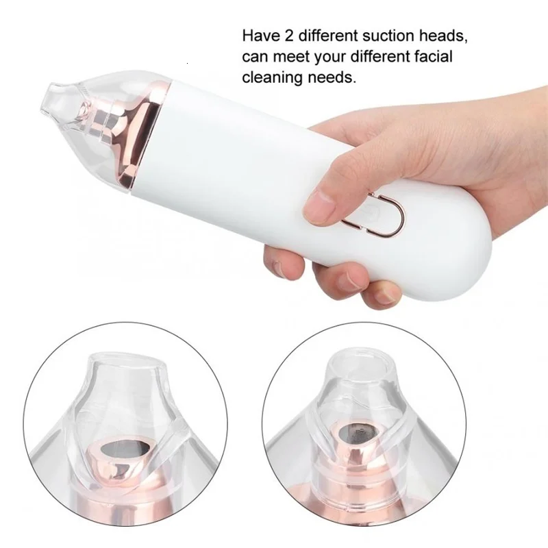 Blackhead Remover Face Deep Nose Cleaner Zone Pore Acne Pimple Removal Vacuum Suction Facial Diamond Beauty Clean Skin Tool