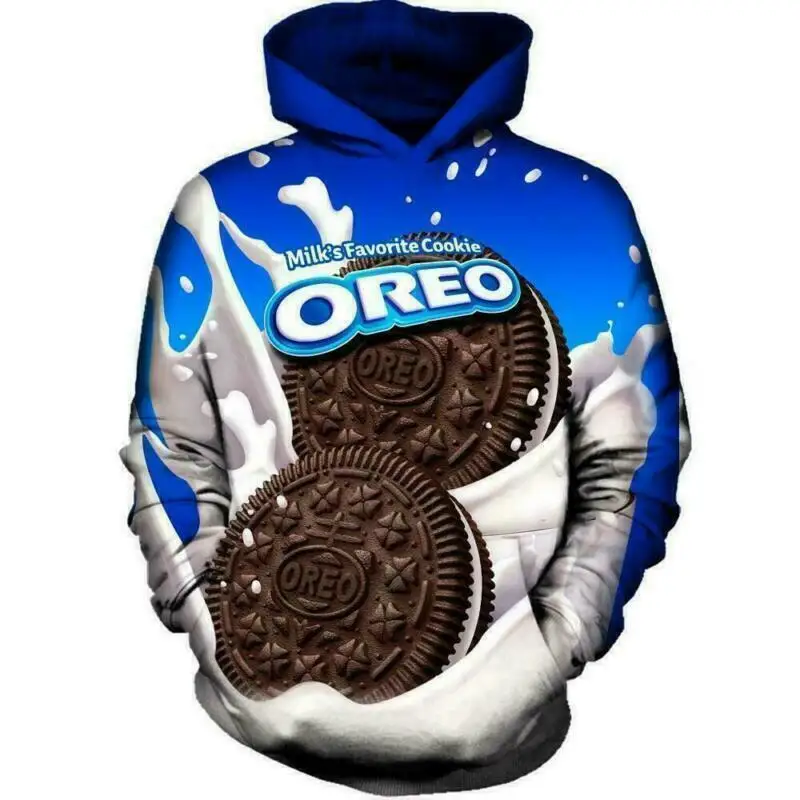 NEW 3D Funny Blue Oreo Cookie Chocolate 