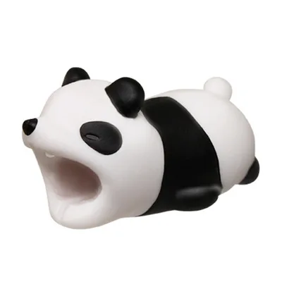 Cute Cartoons Animal Bite Cable Data Protector fish dinosaur dog Shaper cable Winder Organizer iPhone iPad Data Line Protection Multicolour