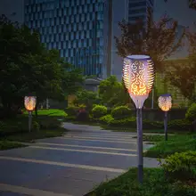 Светодиодный светильник на солнечной батарее, светильник на солнечной батарее, водонепроницаемый светильник, мерцающий пейзаж, садовый фонарь, садовый светильник