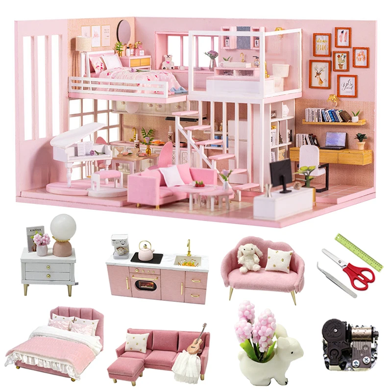 MODERN STYLE TOY BOXES   DOLLS HOUSE 