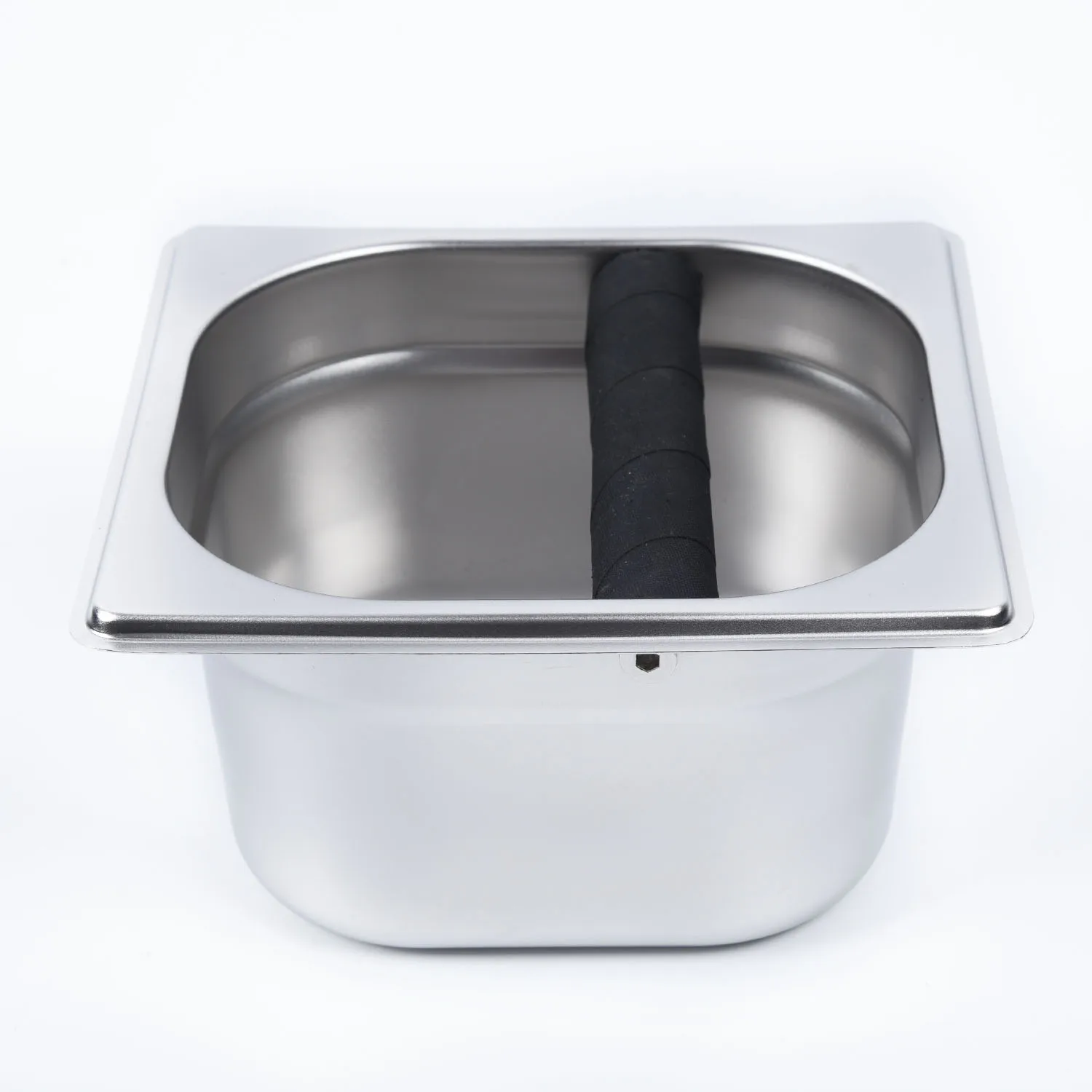 

Stainless Steel Coffee Grounds Knock Out Box Espresso Waste Recycle Holder Grinds Tamper Tool Replacement Coffeeware