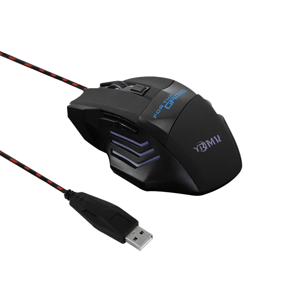 CHYI RGB игровая мышь для компьютера геймера оптический Usb кабель Проводная PC игровая мышь 6 кнопок 1600 dpi эргономичные компьютерные мыши с подсветкой для ноутбука