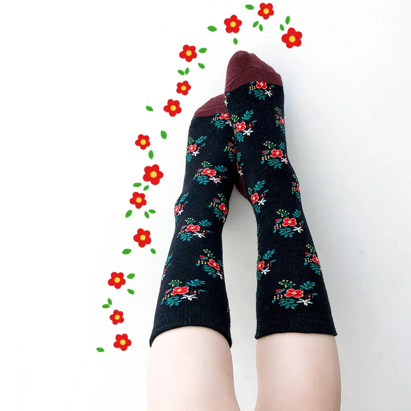 

Baby Lotus Kids Socks Cotton Flower Autumn Winter Boys Girls Baby Children Floral Princess Soft Warm Socks Clothes Accessories
