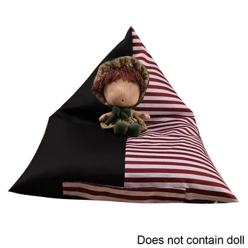 

With Handle Washable Beanbag Stotage Bag Stripes Waves Pouch Chair Sleeve Home Multifunctional Bedroom Living Room Stuffed Toys