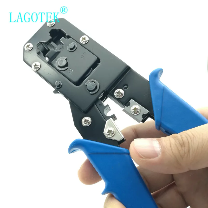 HIGH QUALITY RJ45 RJ11 CAT5e CAT6 Portable LAN Network Repair Tool Kit Utp Cable Tester AND Plier Crimp Crimper Plug Clamp PC
