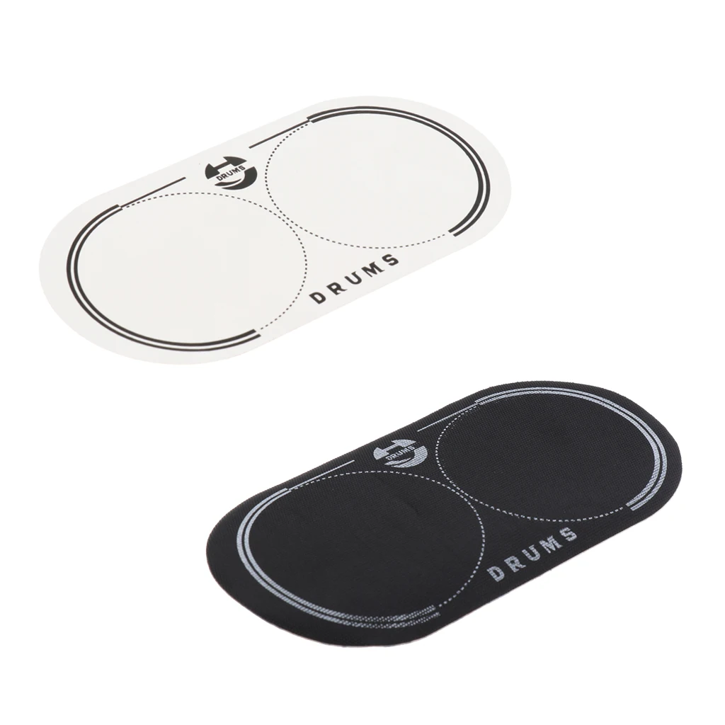 Musically Double Bass Drum Patch for Drum Set Kit Parts 12.8x6.5cm