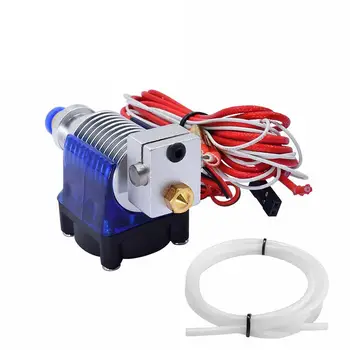 

3D printer V6 12V/24V remote Bowden print J-head Hotend extruder 1meter ptfe tube and cooling fan bracket for 1.75mm e3d