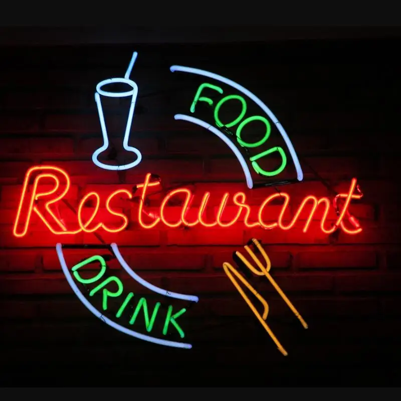Custom Food Drink Restaurant Glass Neon Light Sign Beer Bar | Освещение