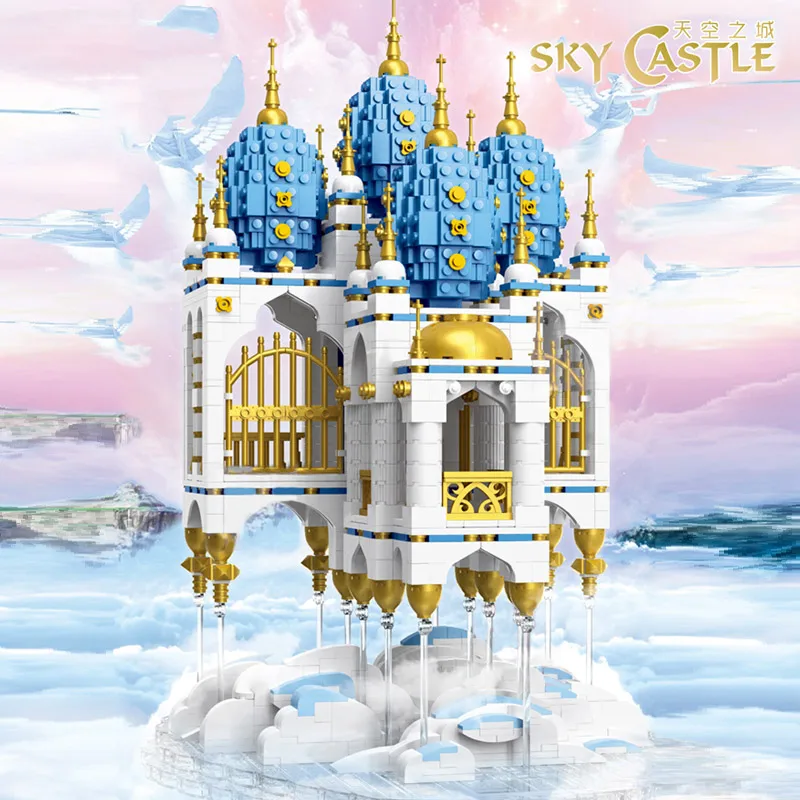 MOC-Creator-Floating-Castle-House-Street-View-Fantasy-Fortress-skycastle-Model-Building-Blocks-Bricks-Kids-Toys (2)