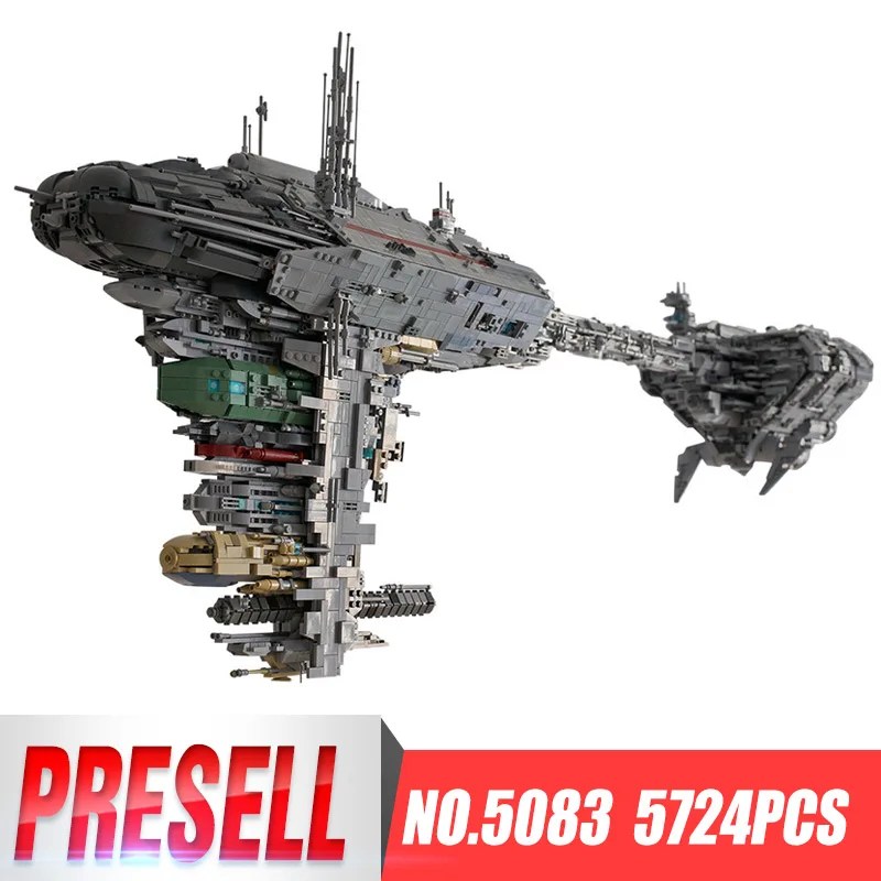 MOC 5083 Звездные игрушки войны совместимы с UCS Nebulon-B медицинская модель фрегата строительные блоки кирпичи рождественские подарки