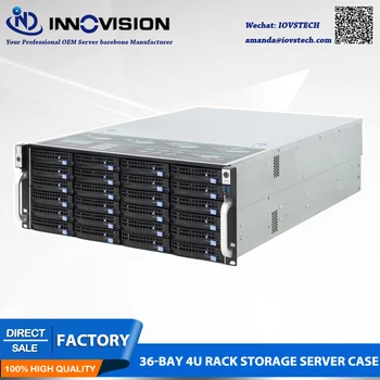 Günstig Stabile Riesige Lagerung 36 Buchten 4u Hotswap Rack NVR NAS Server Chassis Mit 36 Buchten 12GB Mini HD Backplane