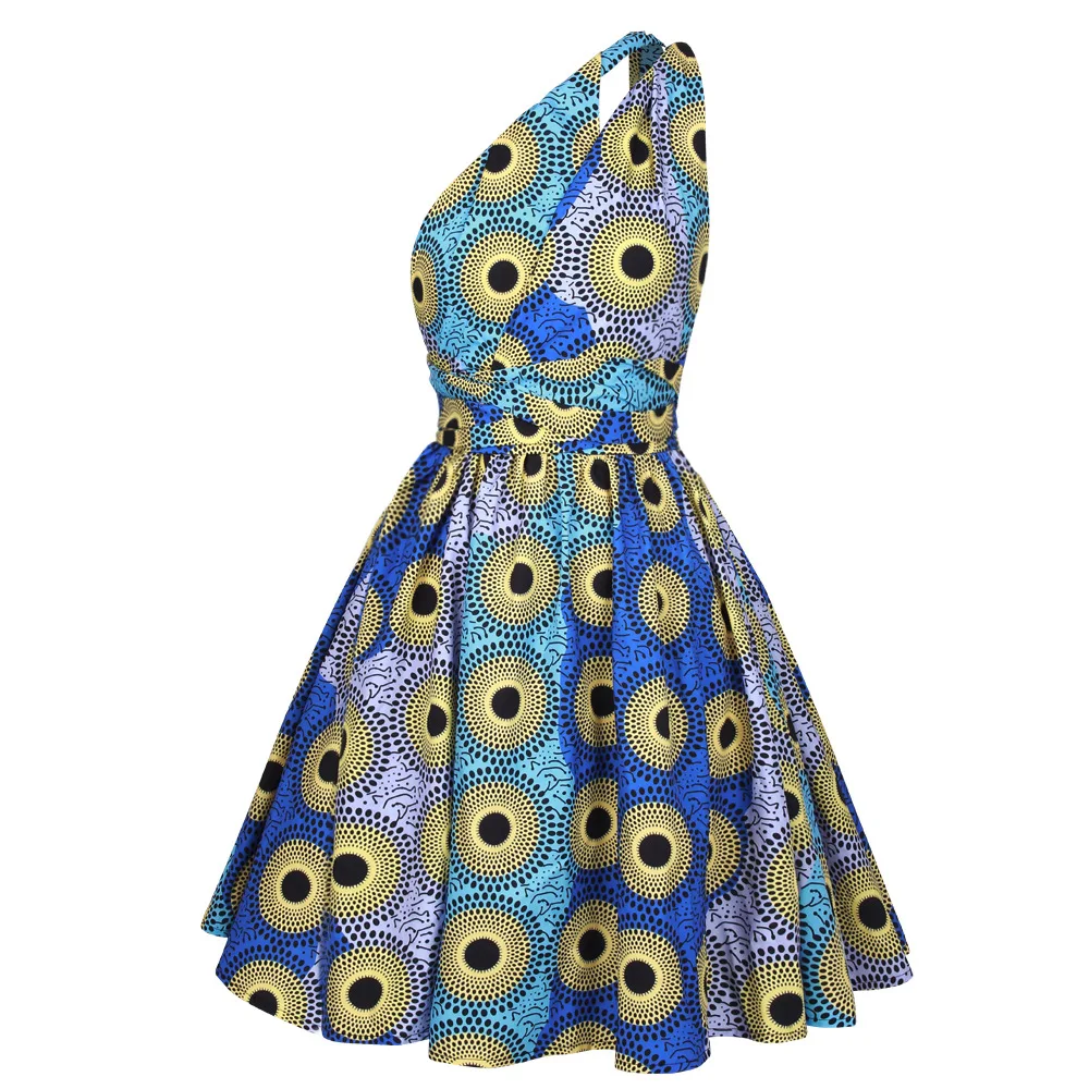 Robe africaine imprimé wax pour femme 138