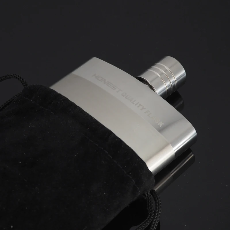 5 унций честный Портативный плоская фляжка серебряный кувшин чайник 304 Еда Класс