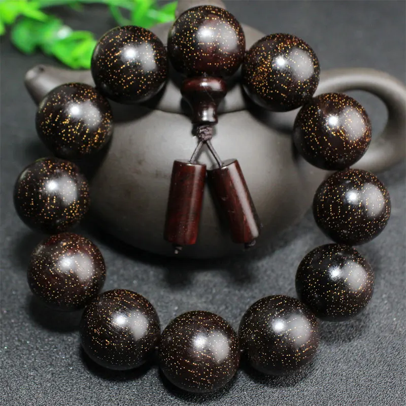 

Teacher's Day Gift India Lobular Red Sandalwood Bracelets Explode Full Venus Old Material Red Jasper Wood Crafts Buddhist Prayer