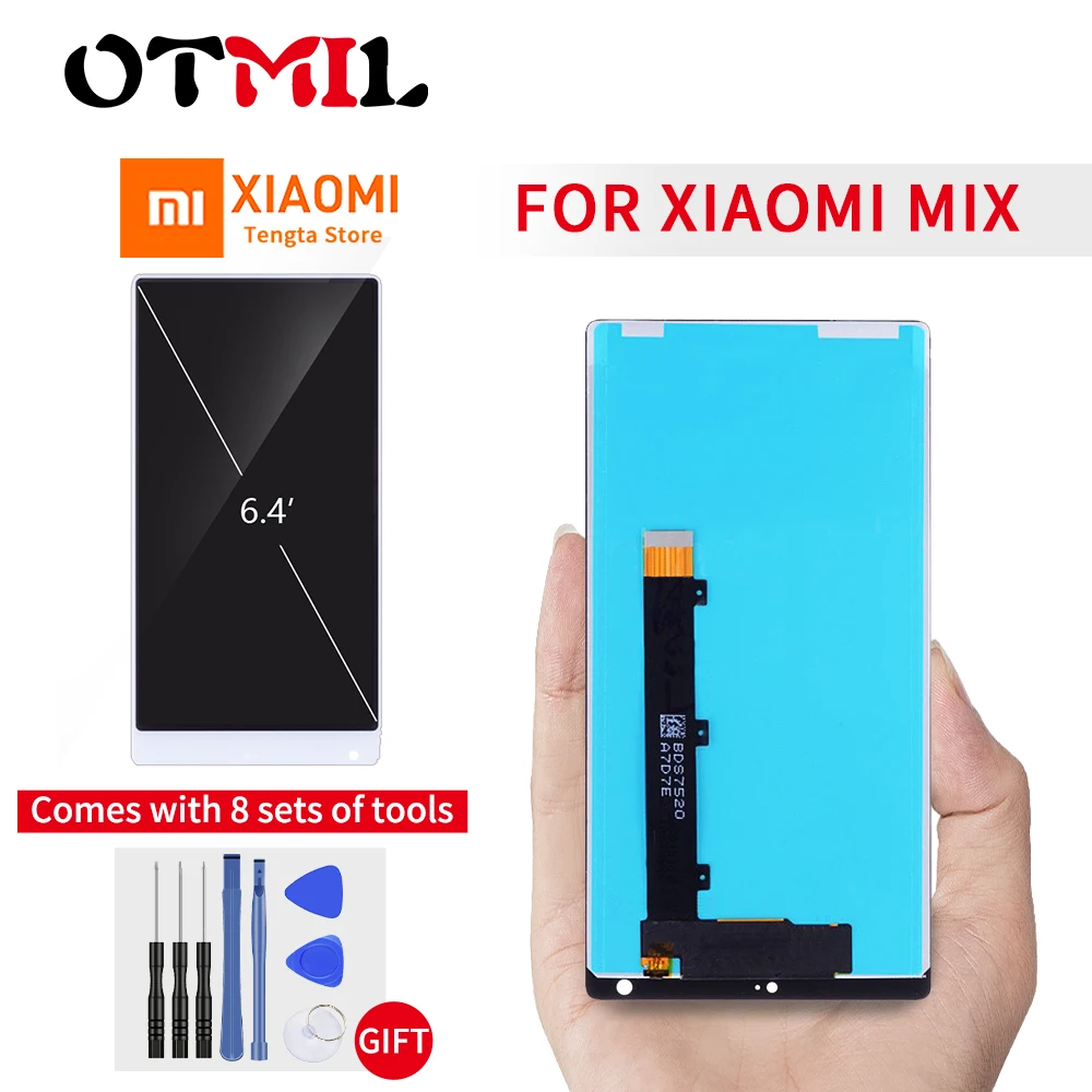 

6.4" Original For Xiaomi MI Mix LCD Display Touch Screen Digitizer with Frame For XiaoMi MIX Display For MI Mix Screen Mix1 LCD