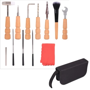 

Instruments Winder With Bag Nut Professional Maintenance Repair Kit String Accessories Wiping Cloth Guitar Tool Sets Drill