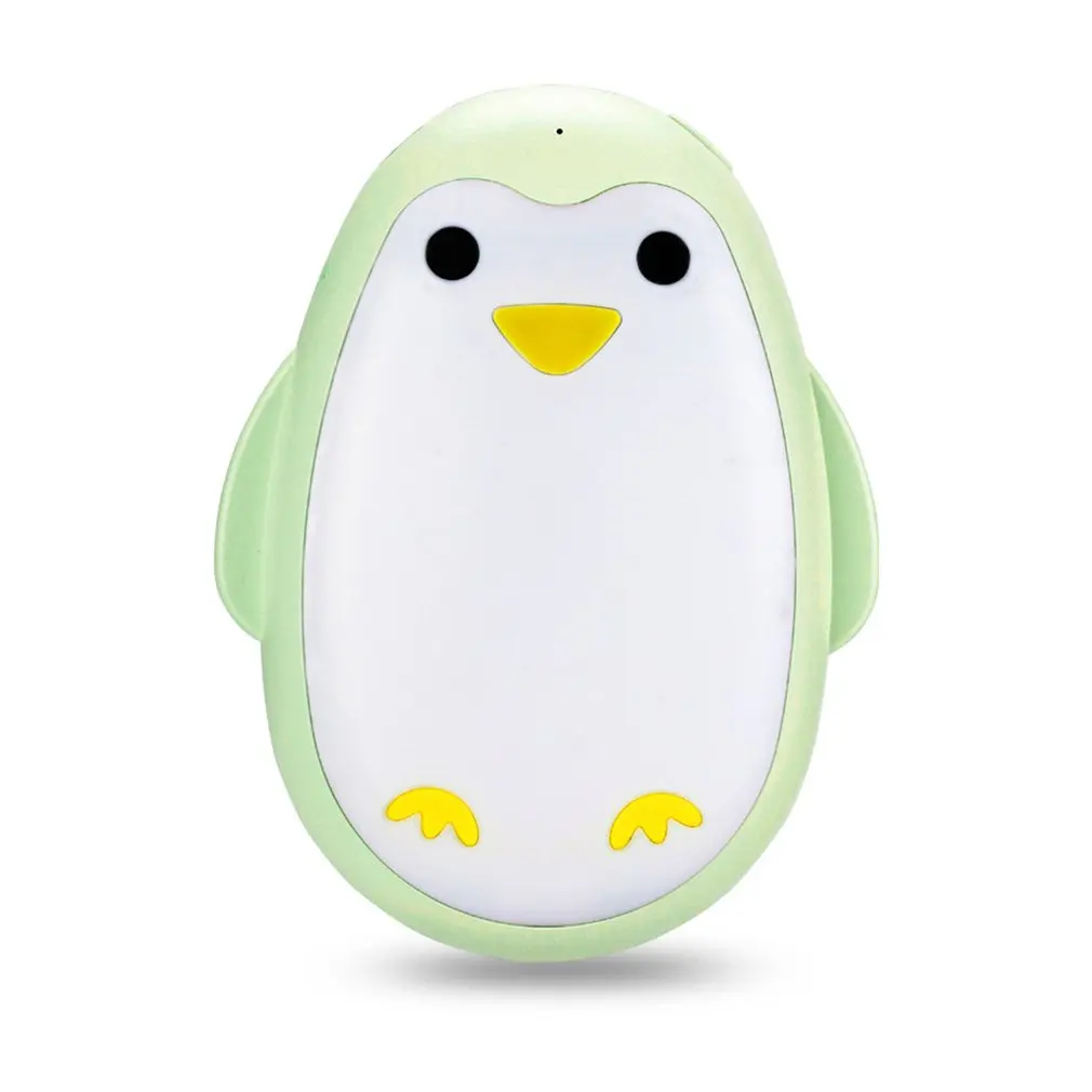 

5200mAh USB Hand Warmer Power Bank PVC Penguin-shaped Mobile Phone Charger Portable Winter Body Warmer Warmth Handy