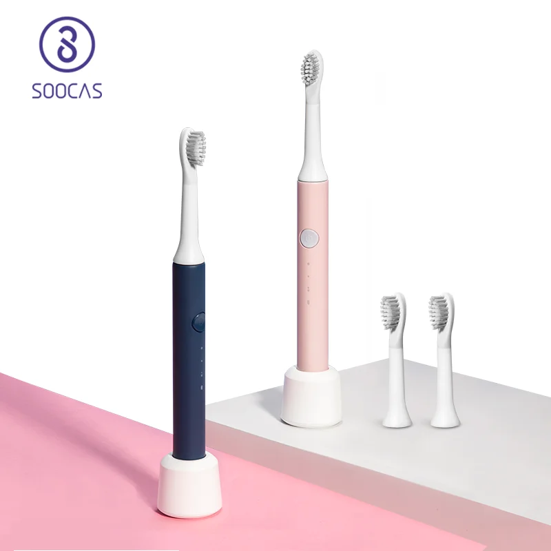 Sale Sonic Toothbrush Timer Electric Rechargeable Automatic Soocas Ex3 Deep-Clean Waterproof Wl9W7k6J